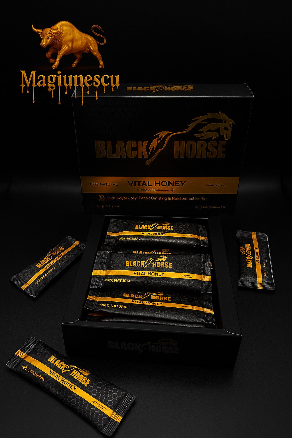 Miere afrodisiac Black Horse Unisex – 24x10g