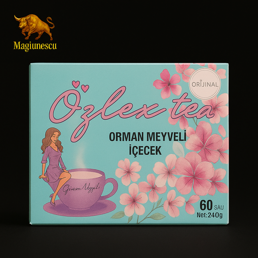 Ceai de Slăbit Detox ozlex Original 60 Plicuri – Gust Fructe de Pădure