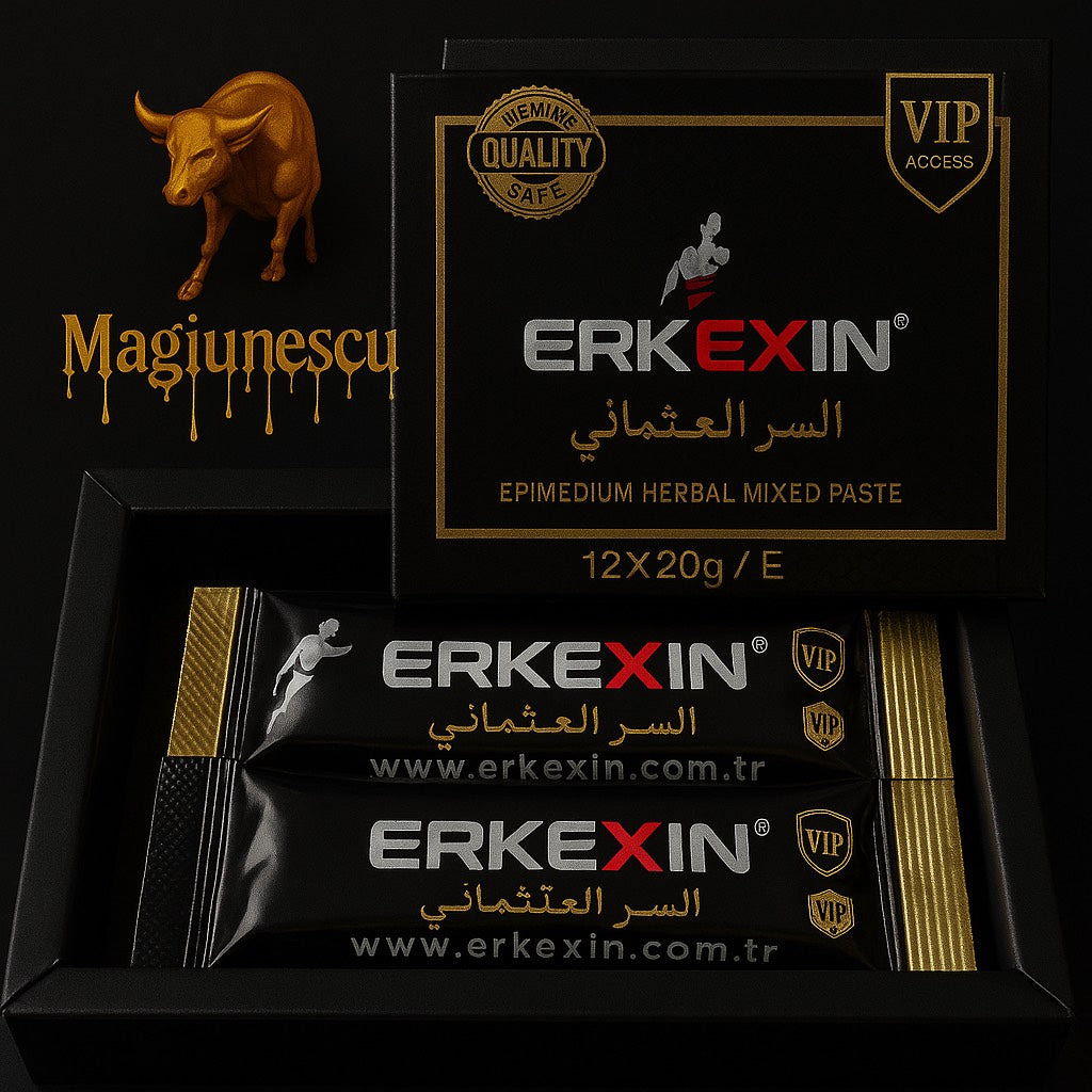 ERKEKXIN – Miere Afrodisiacă Turcească 100% Naturală 12 Plicuri