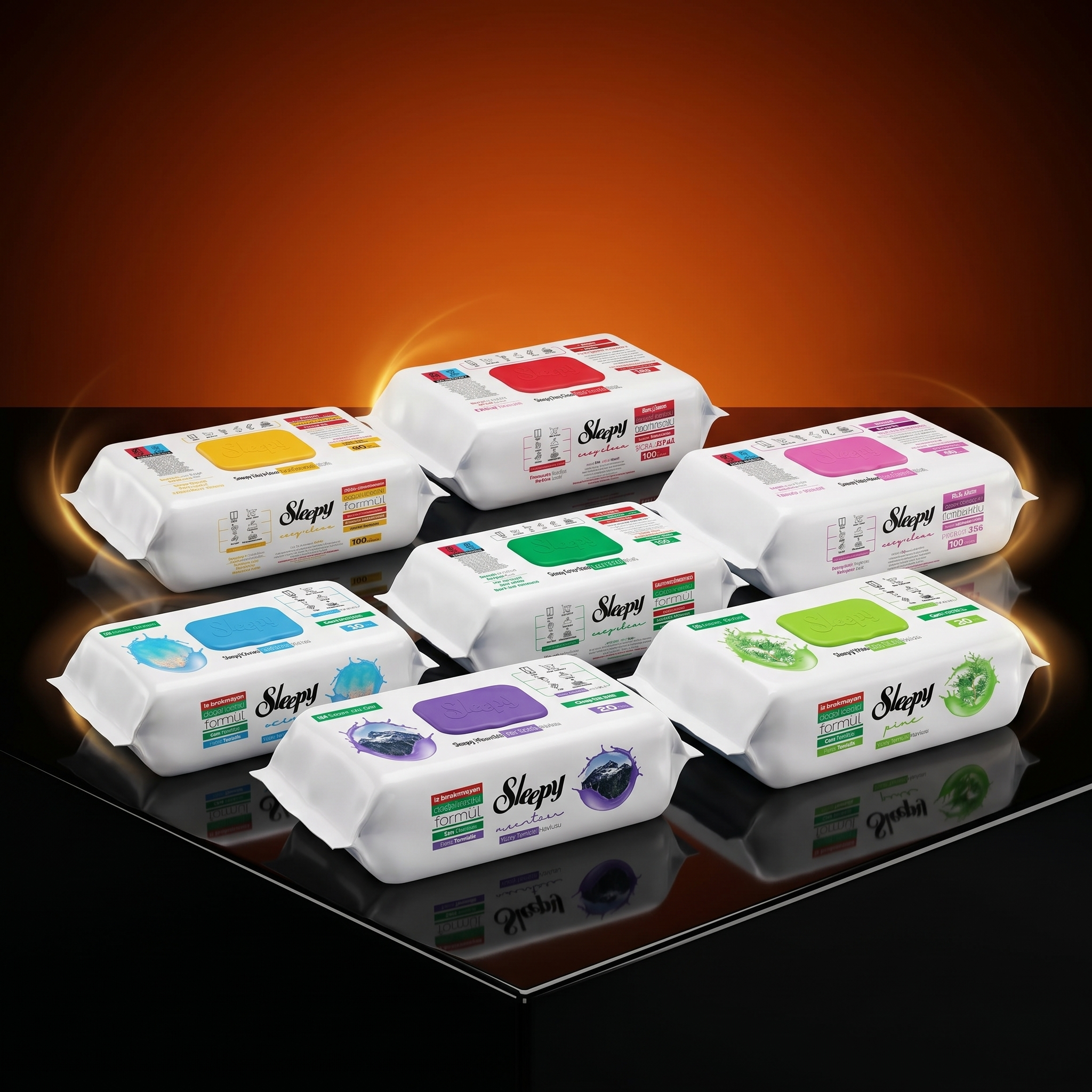 Șervețele Umede Sleepy Easy Clean — Curățare Multisuprafețe