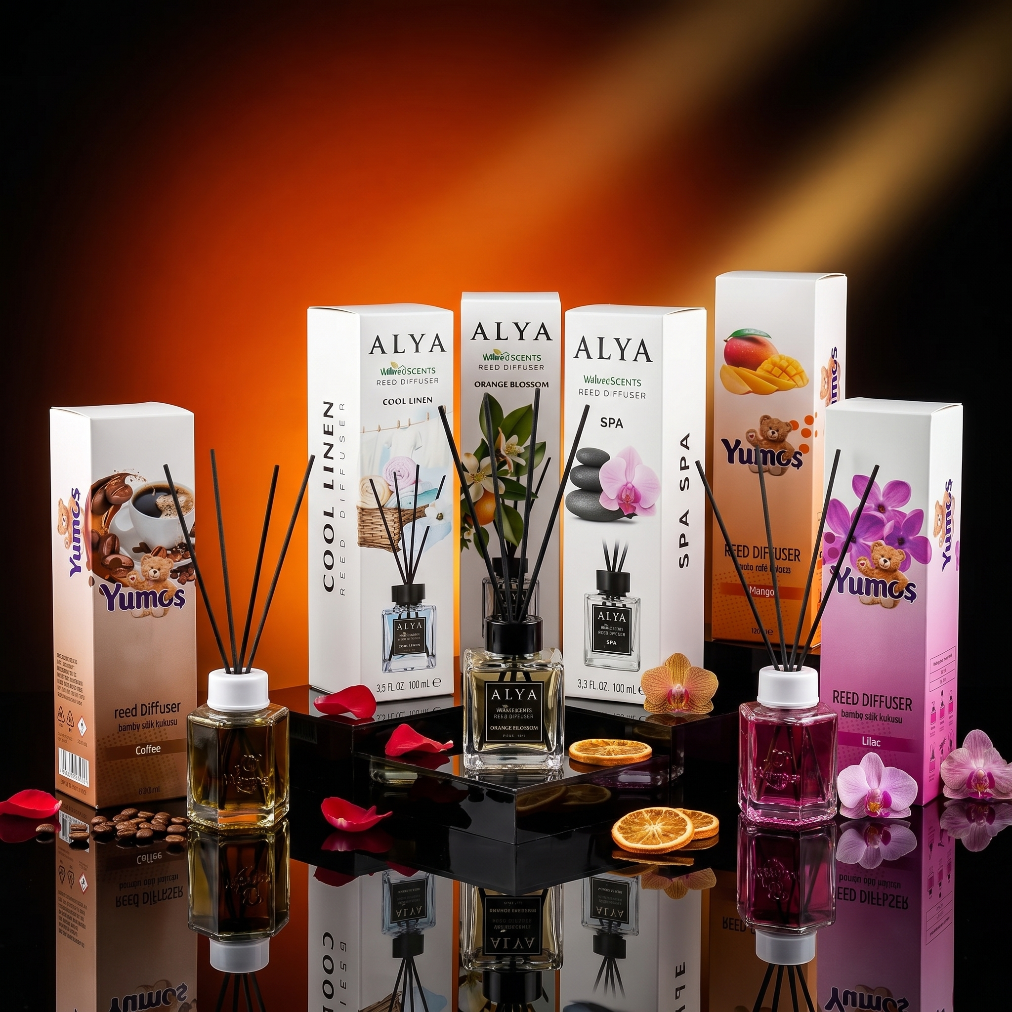 Odorizante de Cameră cu Bețișoare — Alya & Yumos