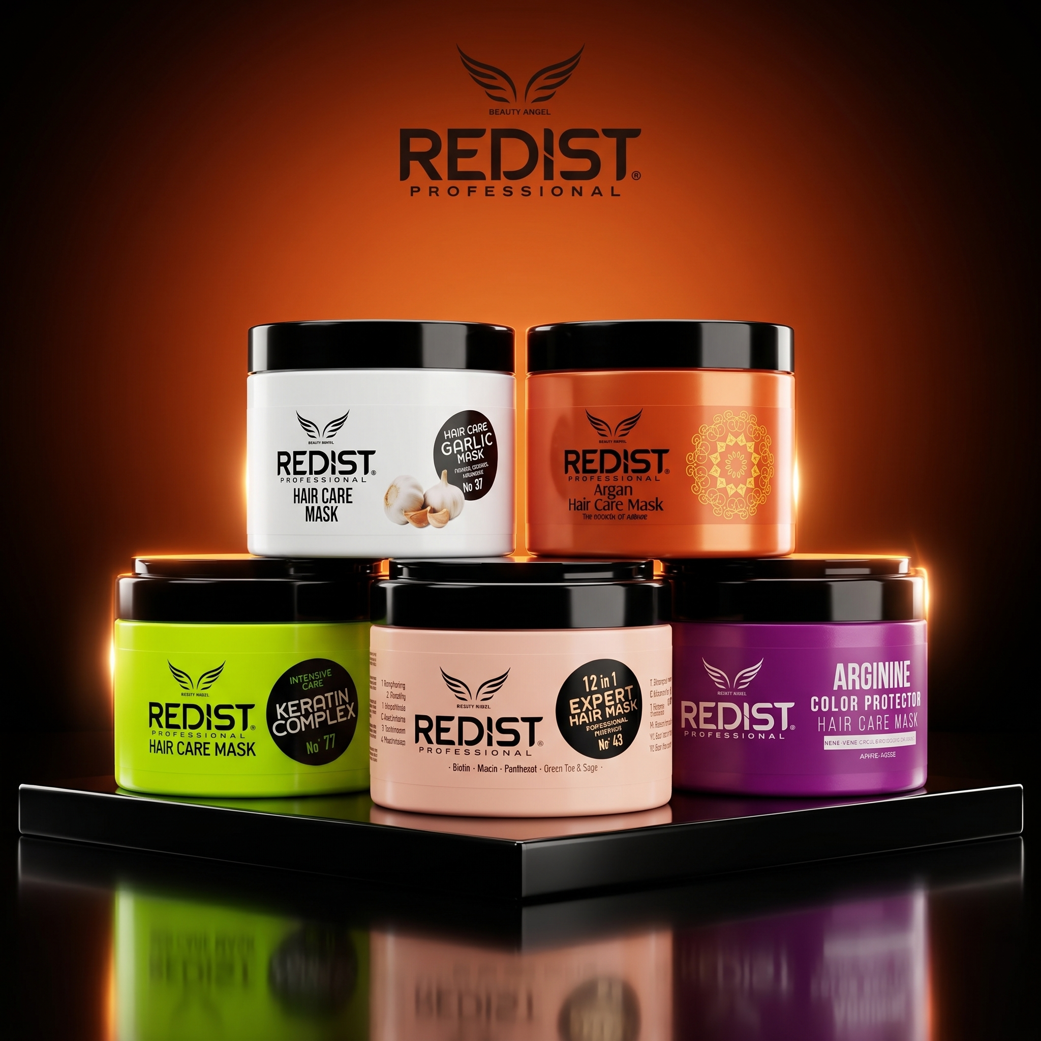 Măști de Păr Redist Professional — Tratamente Intensive de Salon