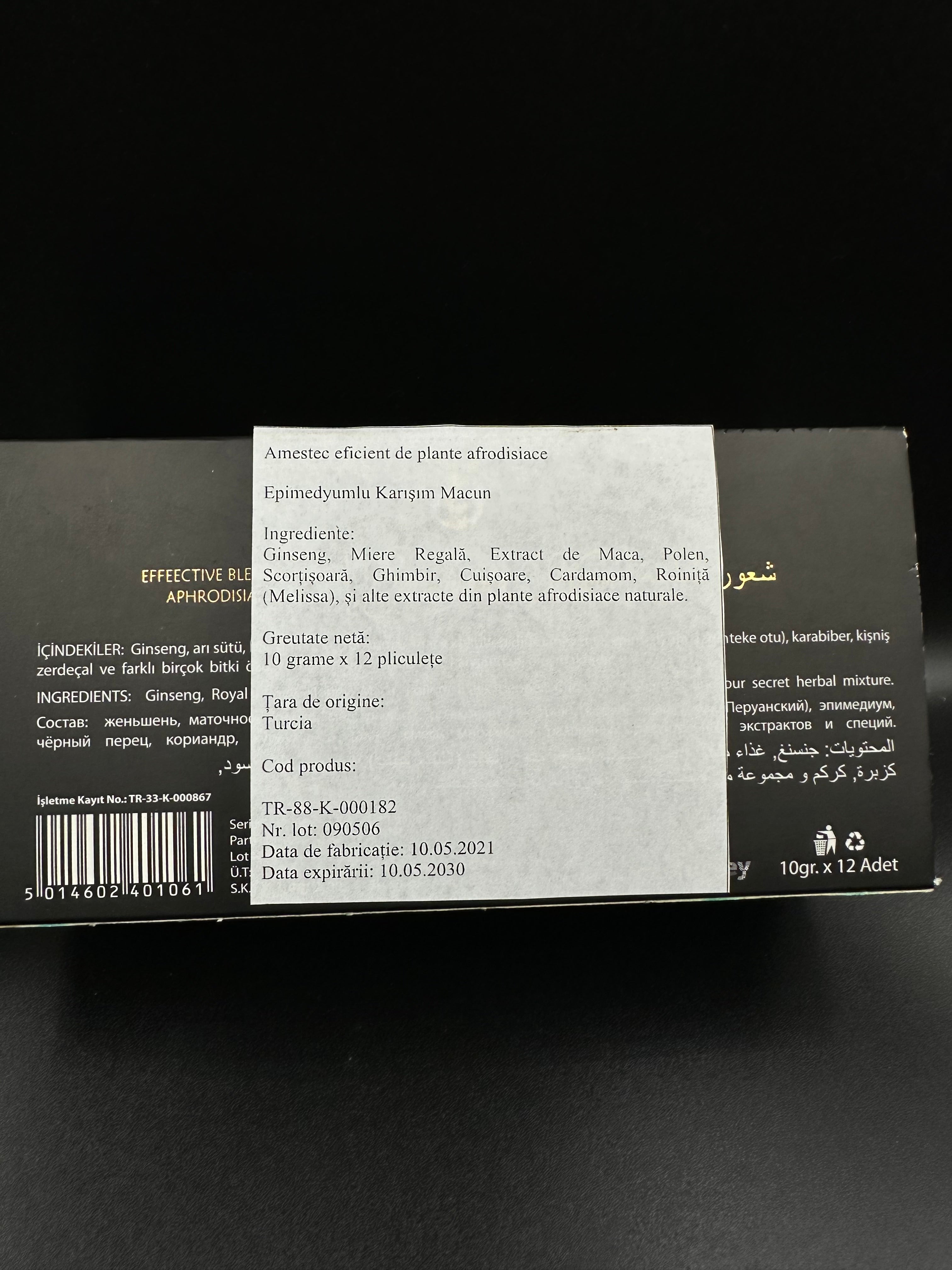 ZEUS EXTRA – Miere Afrodisiacă Premium Unisex 12 plicuri