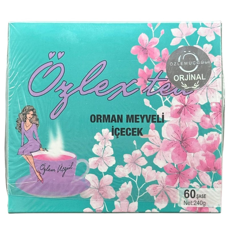 Ceai de Slăbit Detox ozlex Original 60 Plicuri – Gust Fructe de Pădure