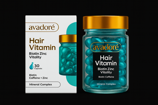 Avadoré Hair Boost – Complex Mineral cu Biotină și Zinc (30 Capsule)
