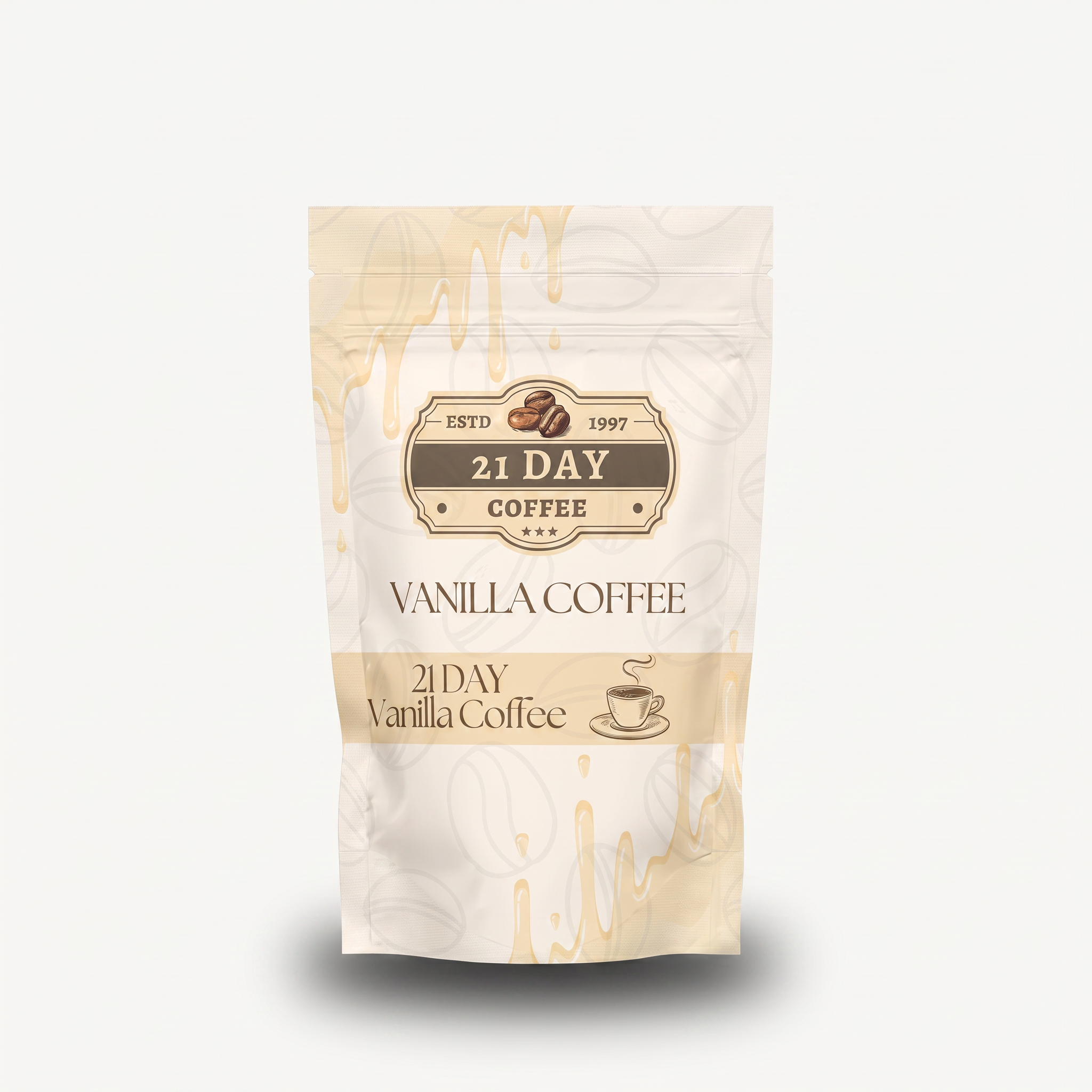 21 DAYS COFFE CU GUST DE VANILIE 100GR