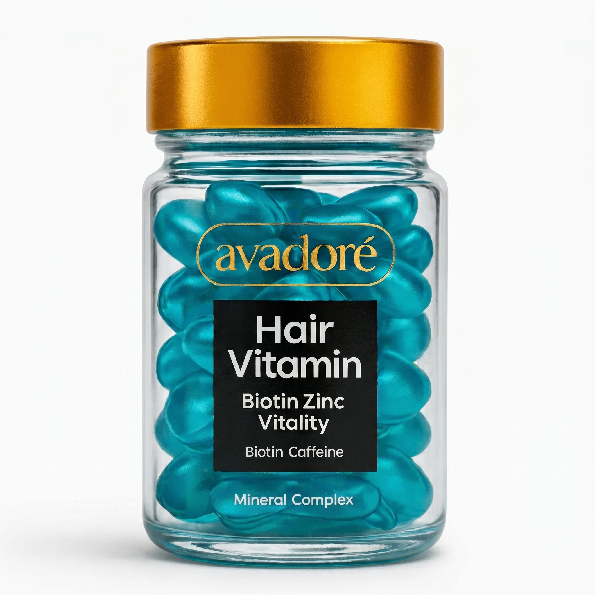 Avadoré Hair Boost – Complex Mineral cu Biotină și Zinc (30 Capsule)