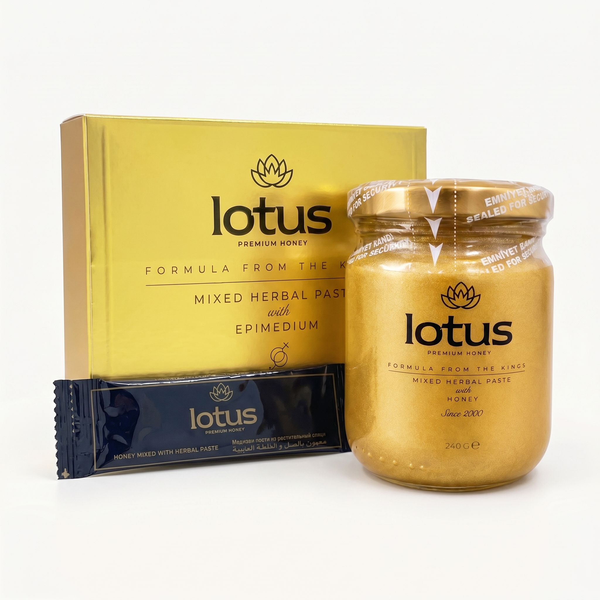 Colectie De Lotus-12 Plicuri & Borcan 240g