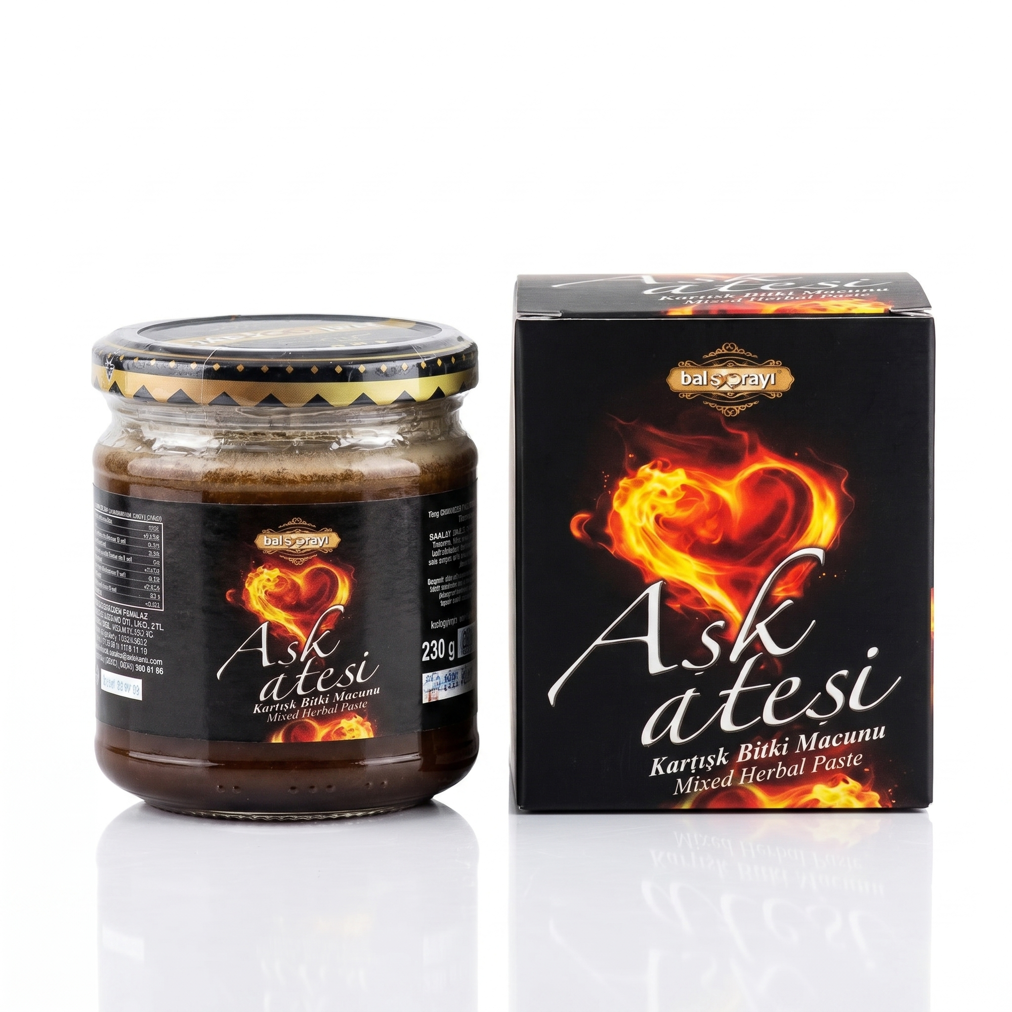 TAMNET Balsarayı Aşk Ateşi – Macun Afrodisiac cu Miere și Plante, 240g
