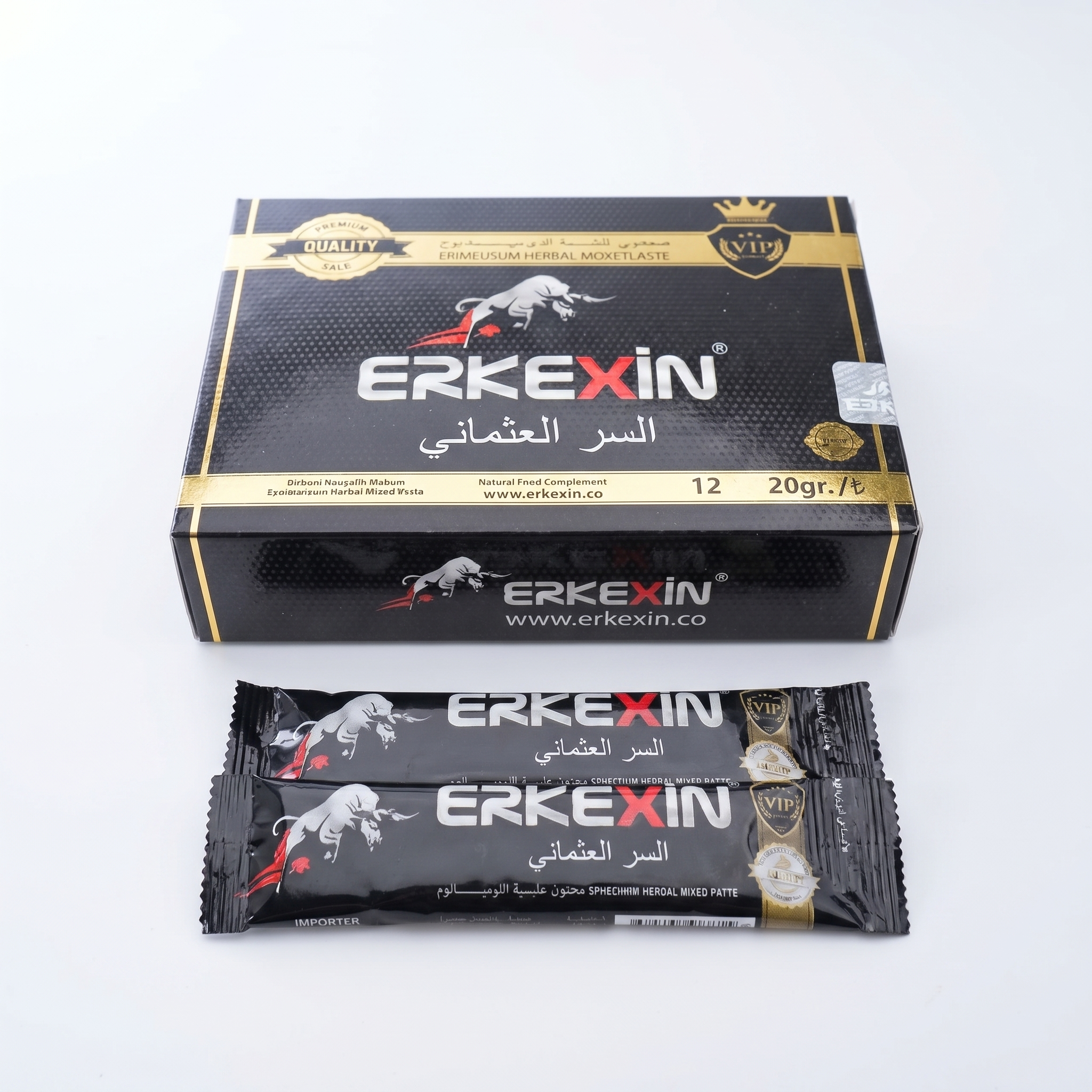 ERKEKXIN – Miere Afrodisiacă Turcească 100% Naturală 12 Plicuri