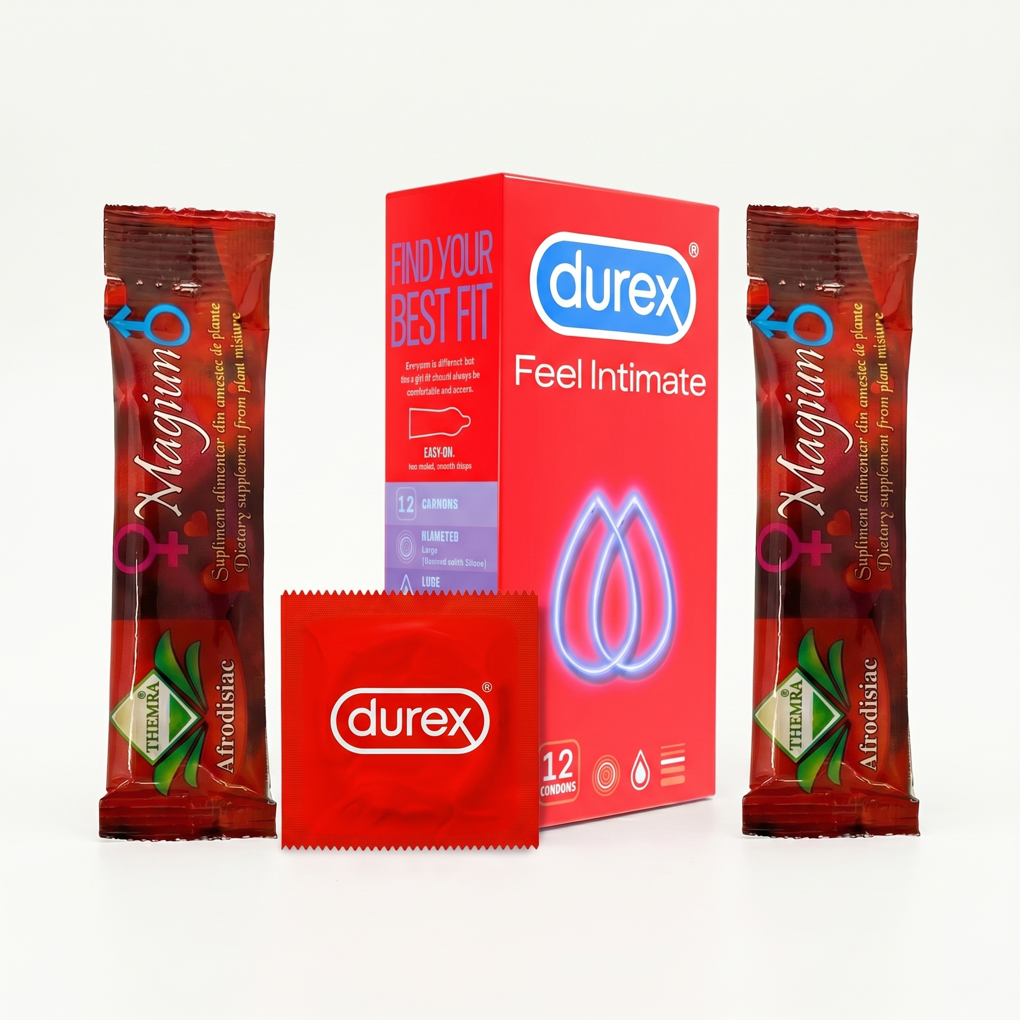 Durex Intimate 10 bucăți + 2 plicuri cadou 🎁”