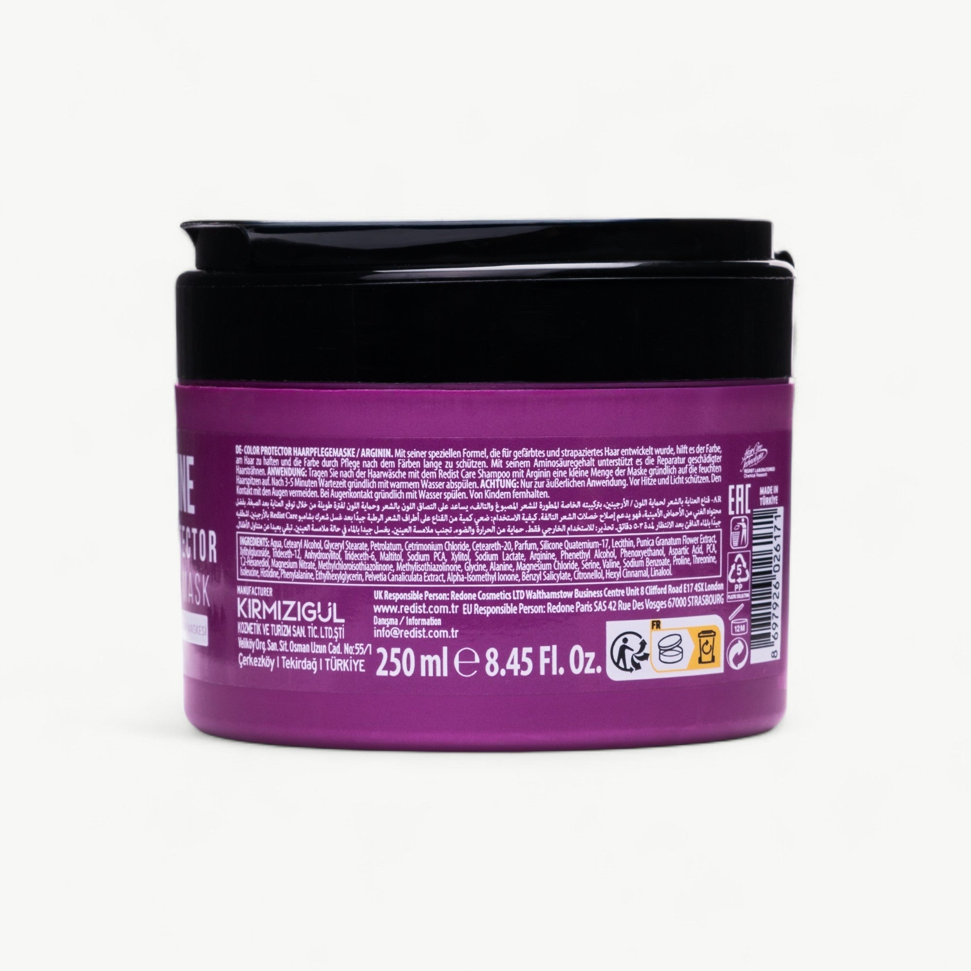 Mască Redist Arginină 250ml – Protecție Culoare Intensă & Elasticitate pentru Păr Vopsit