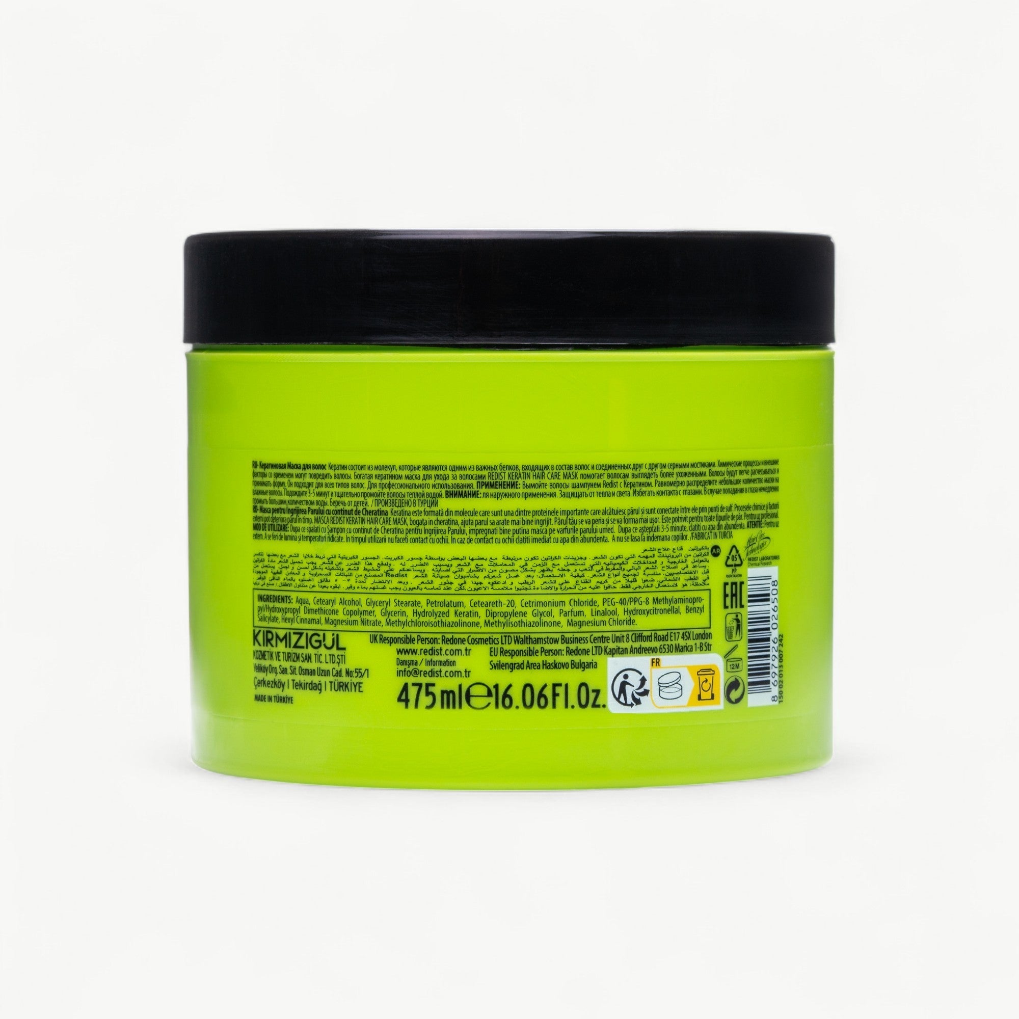 Mască Redist Keratină 500ml – Reconstrucție Intensivă & Păr Neted Strălucitor