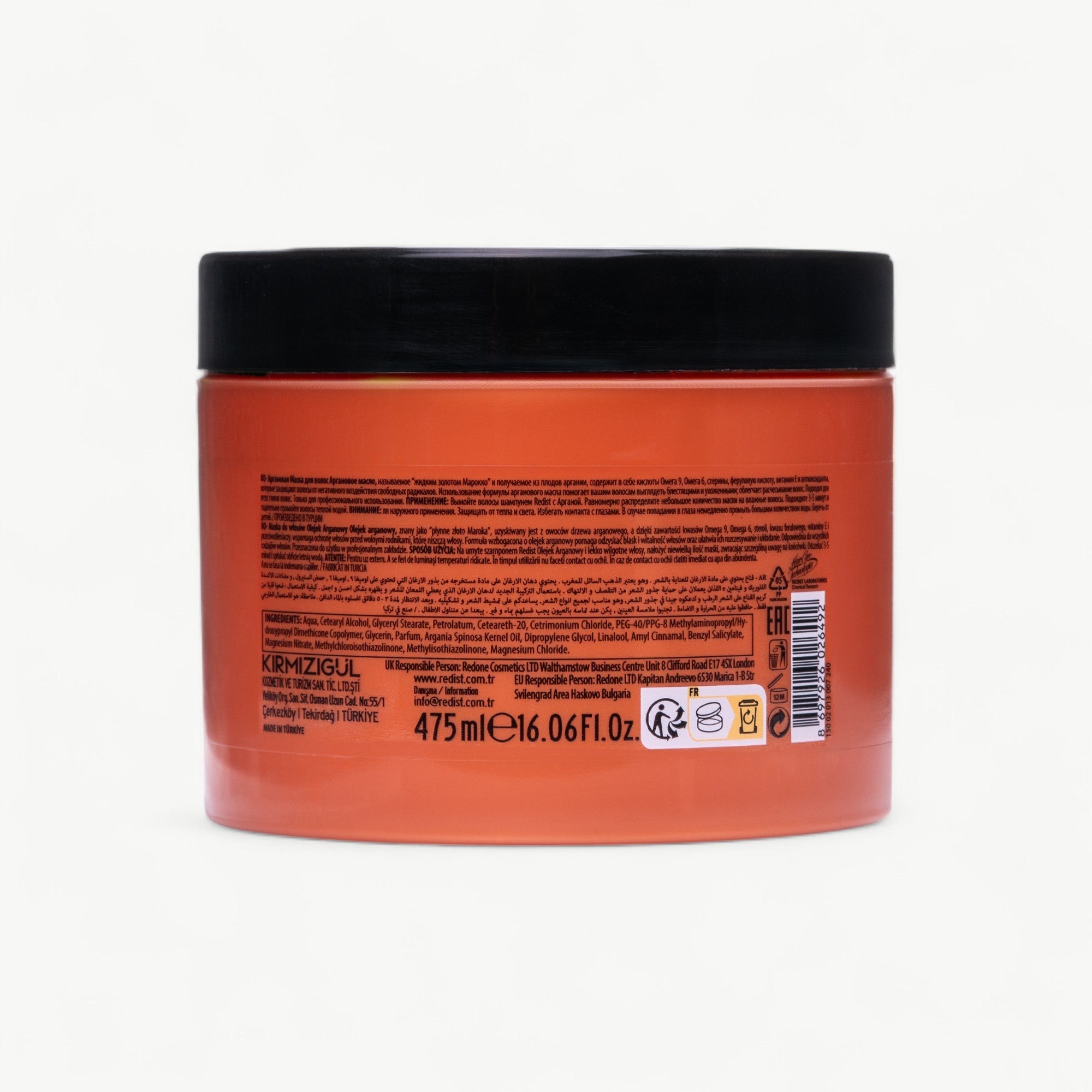 Mască Redist Ulei de Argan Marocan 500ml – Nutriție Intensă & Reparare Profundă