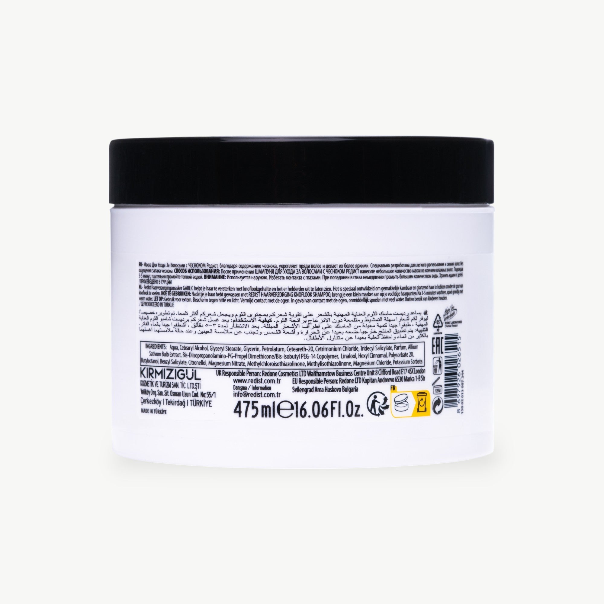 Mască Redist Usturoi 475ml – Tratament Intensiv Anticădere & Reparare Profundă