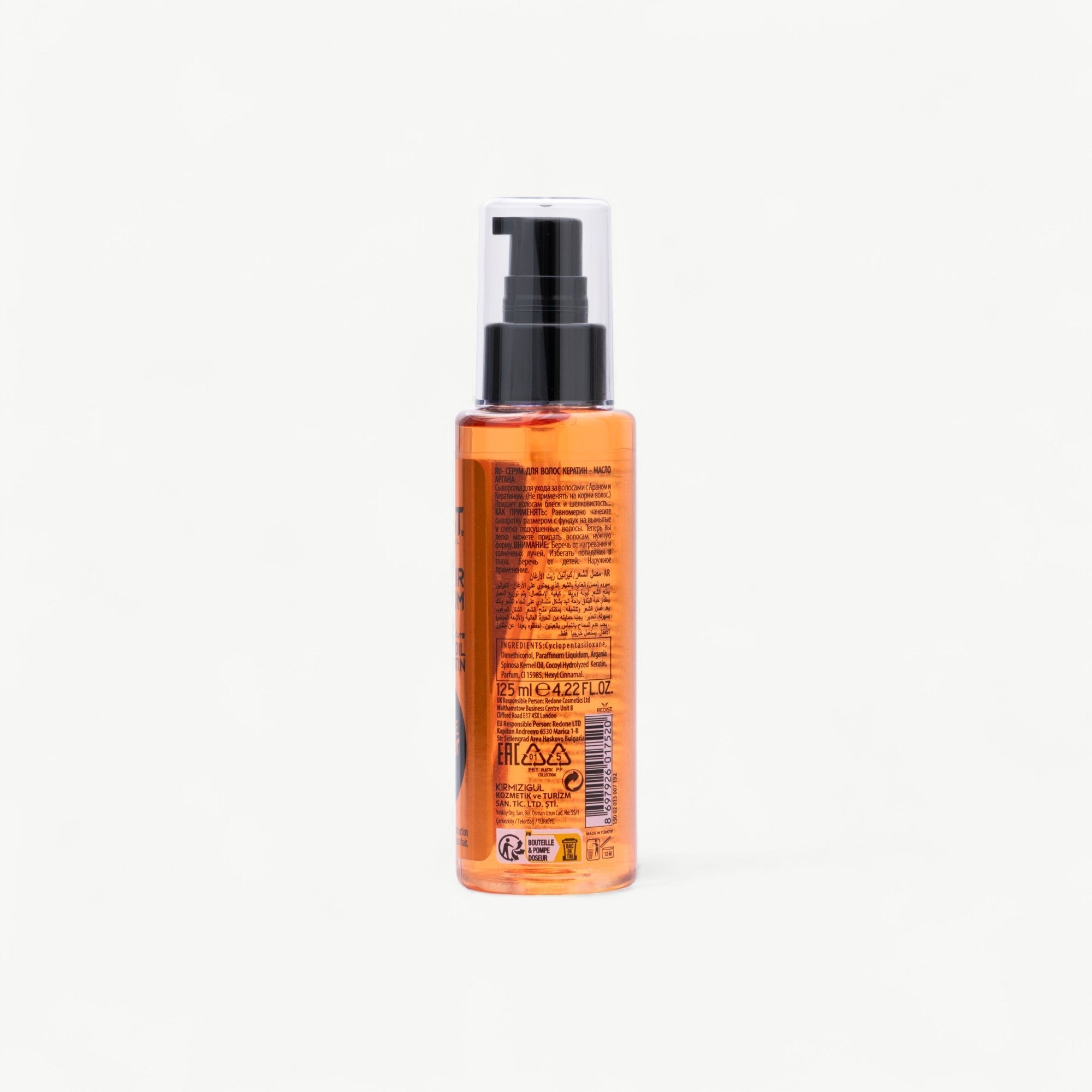 Ser Redist Ulei de Argan & Keratină 125ml – Spray Reparator Leave-In pentru Păr Strălucitor