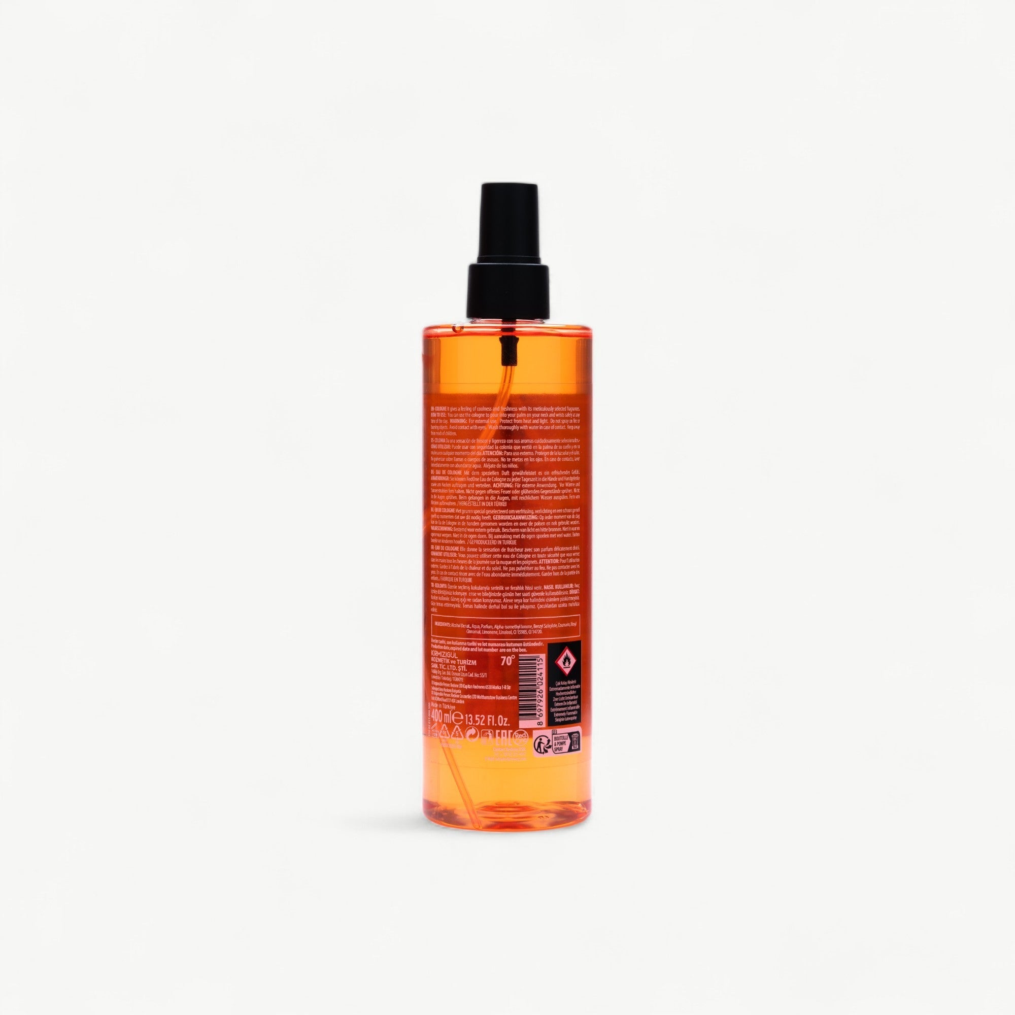 Body Splash Redone Amber 400ml – Parfum Premium 4–6h