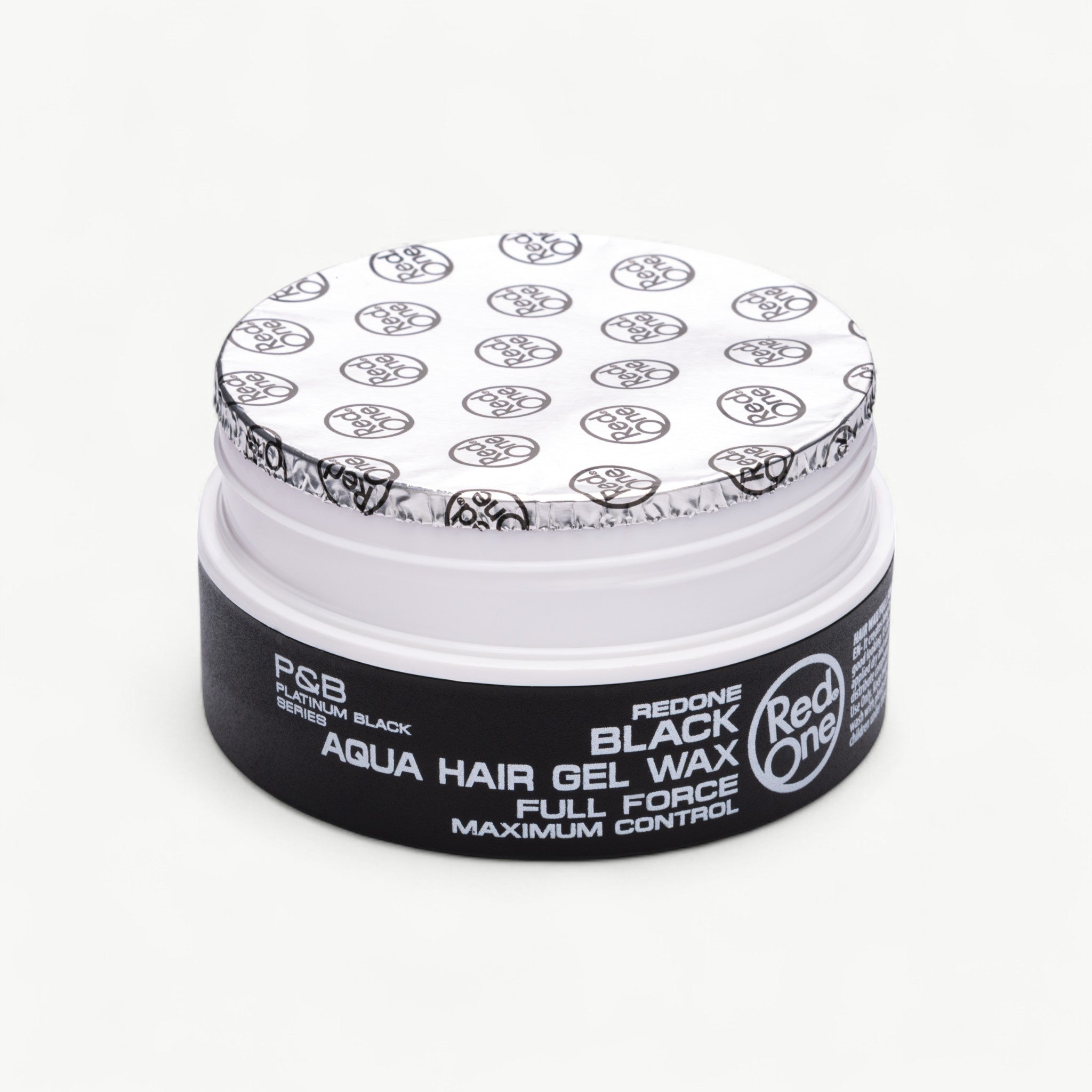Wax de Păr Redone Aqua Wax Black 150ml – Ultra Hold, Finisaj Lucios cu Aromă de Lime citric