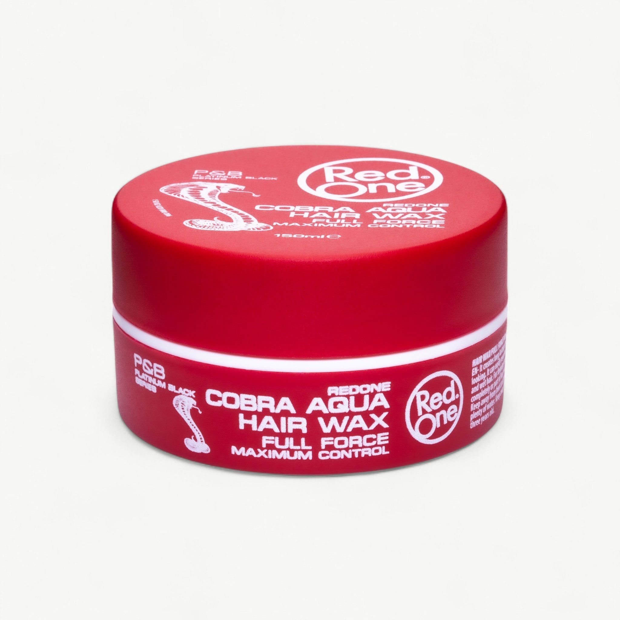 Wax de Păr Redone Aqua Wax Cobra 150ml – Ultra Hold, Finisaj Lucios cu Aromă de Masculin intens