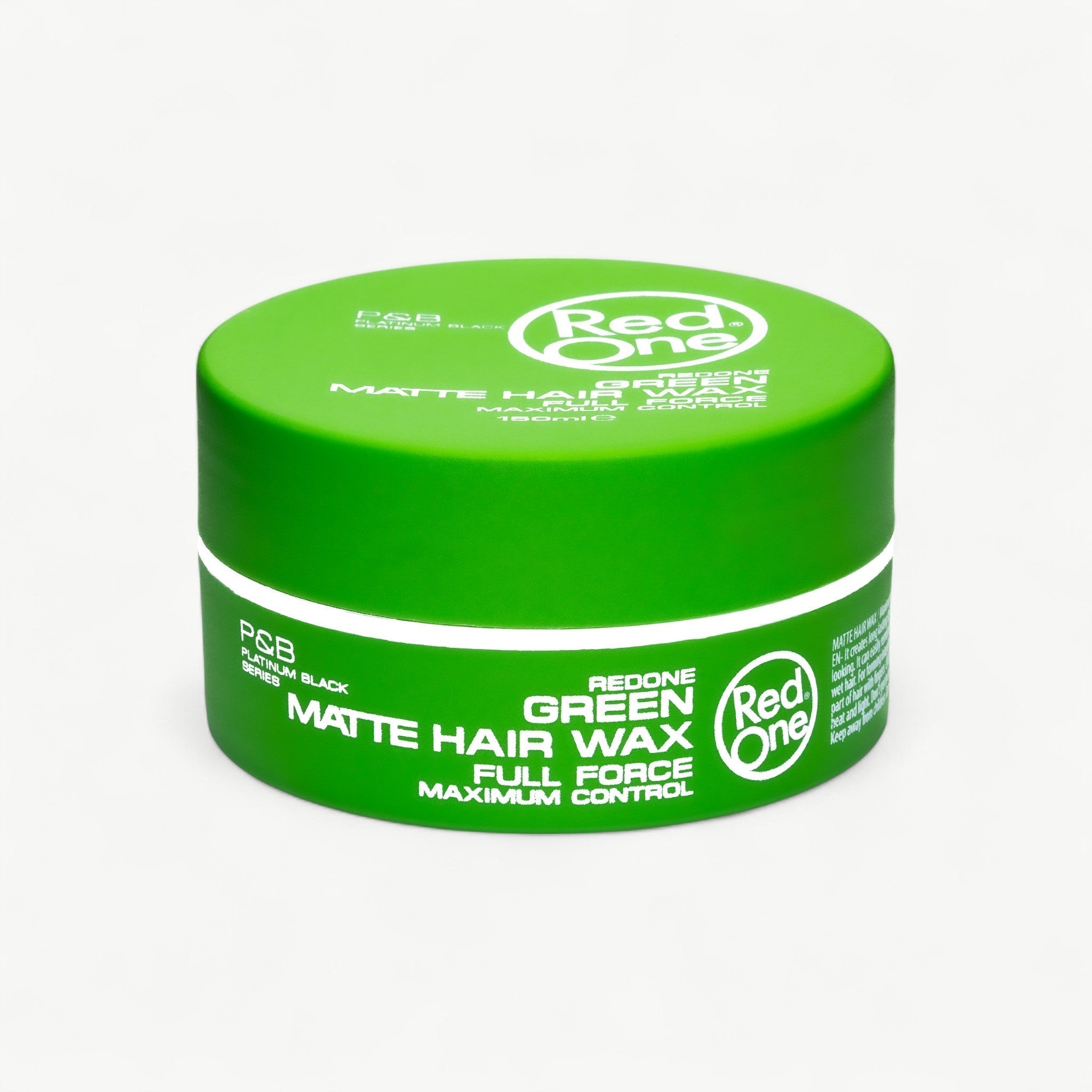 Wax de Păr Redone Matte Wax Green 150ml – Strong Hold, Finisaj Mat 100% cu Aromă de Cocos tropical