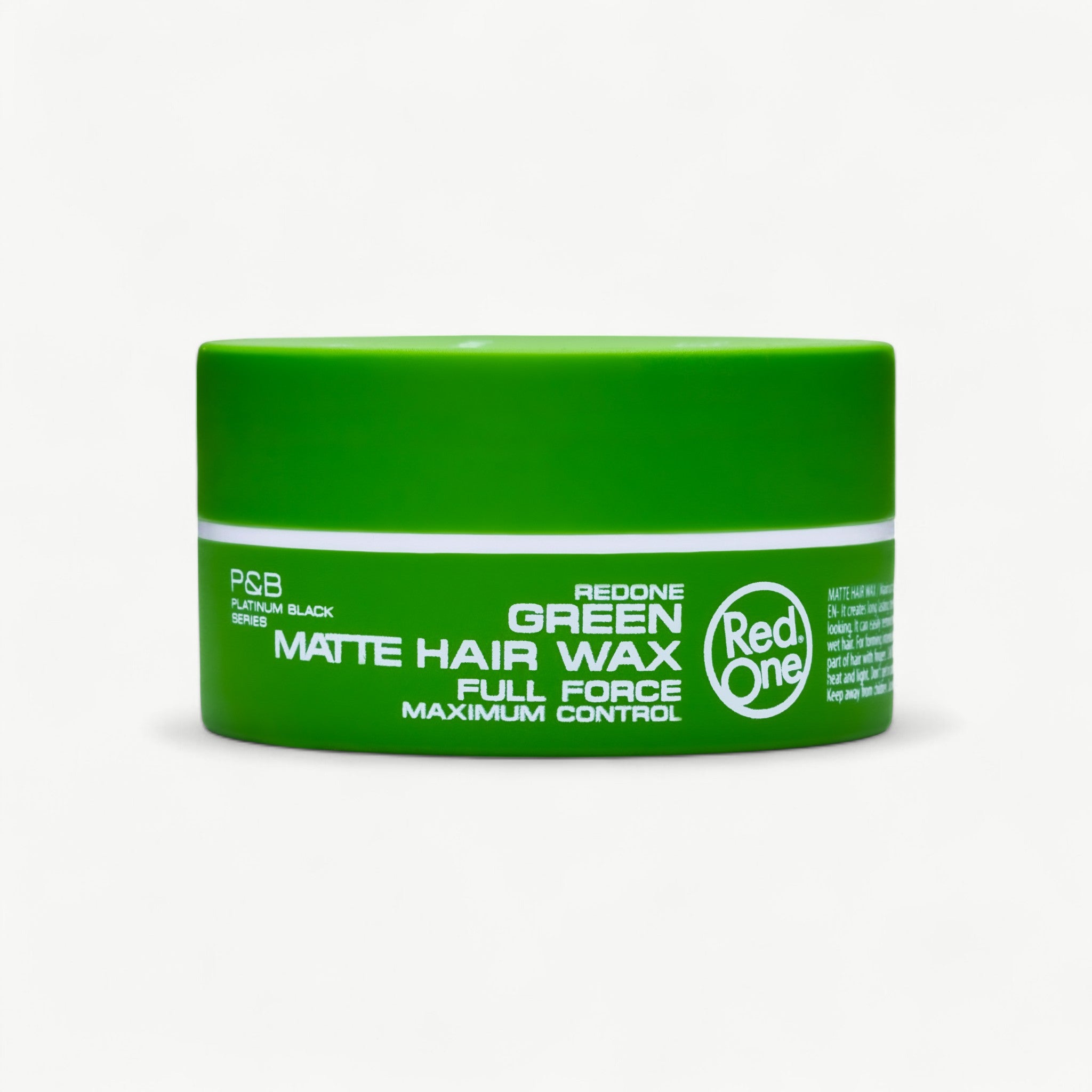 Wax de Păr Redone Matte Wax Green 150ml – Strong Hold, Finisaj Mat 100% cu Aromă de Cocos tropical
