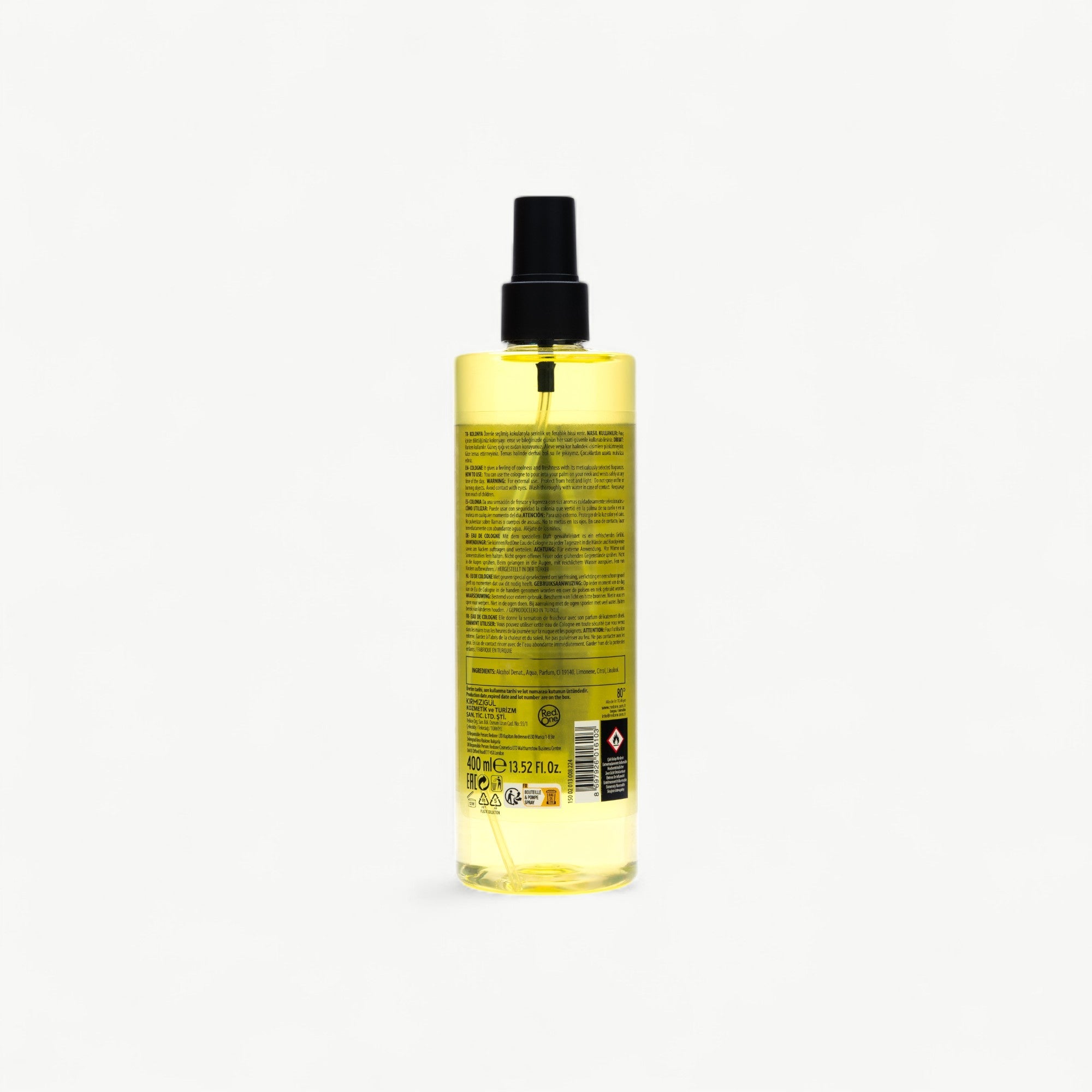 After Shave Spray Colonie Redone Lemon 400ml – Parfum Premium 3–5h