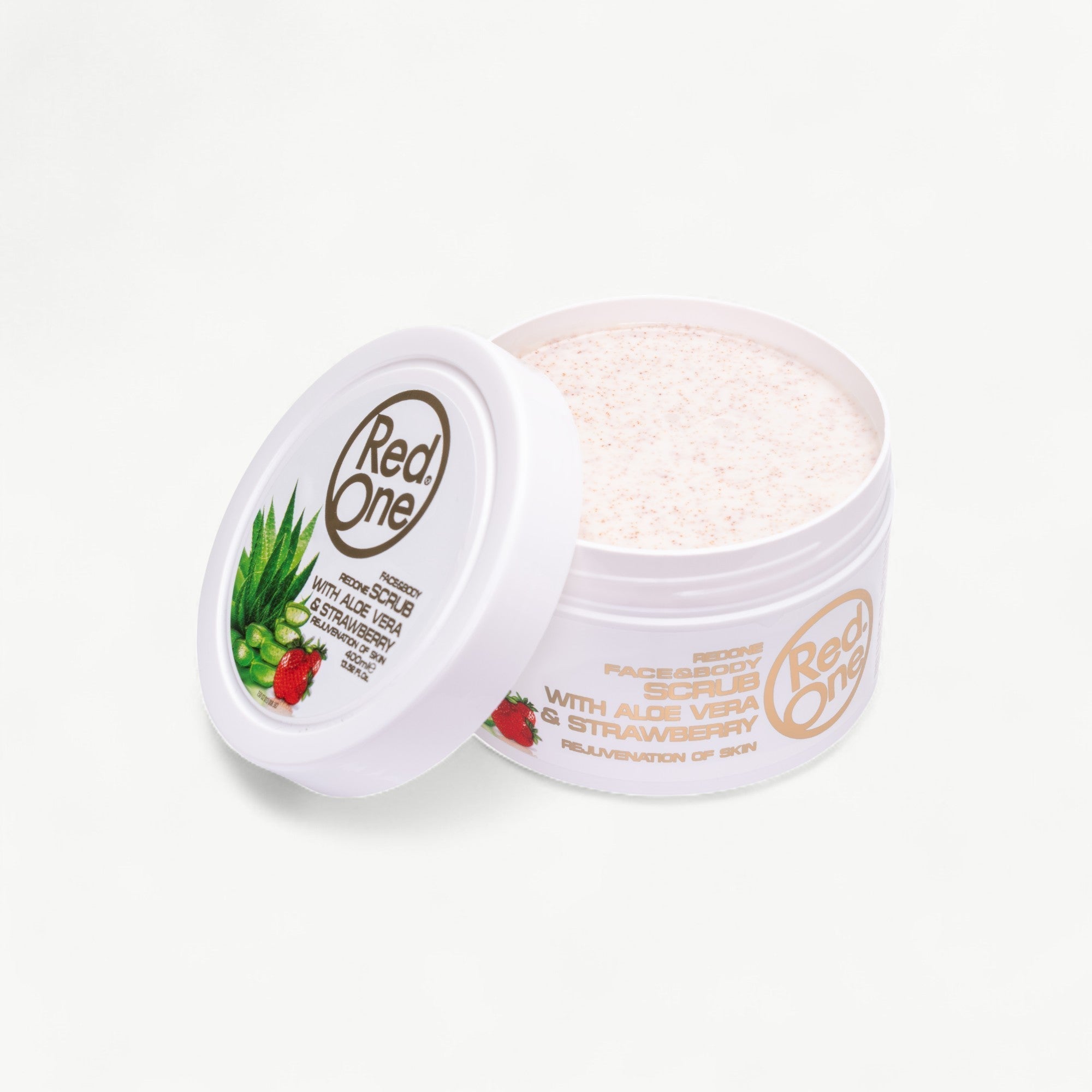 Scrub Facial și Corporal Redone 450ml – Exfoliere Profundă cu Aloe Vera