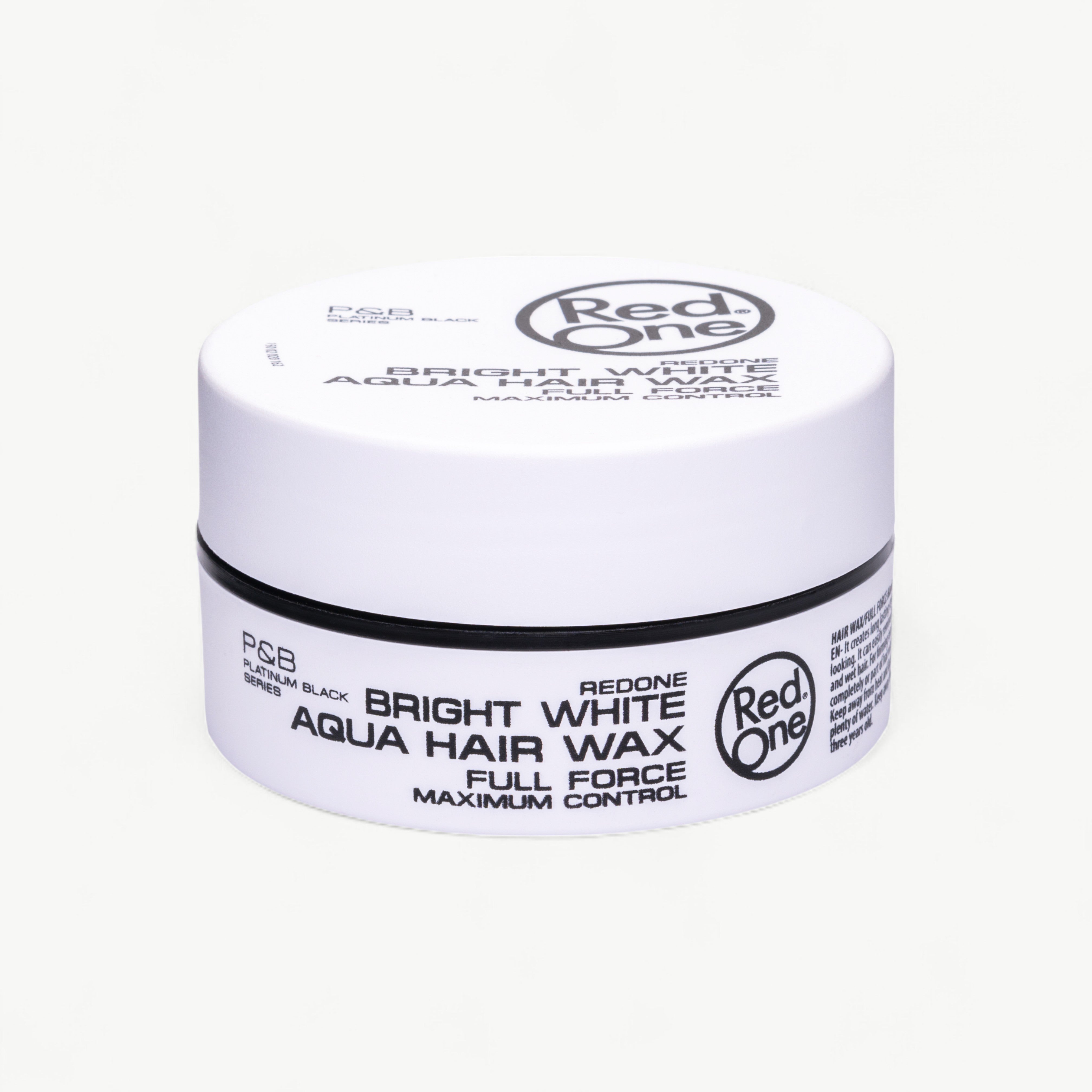Wax de Păr Redone Aqua Wax White 150ml – Ultra Hold, Finisaj Lucios cu Aromă de Piersici dulci