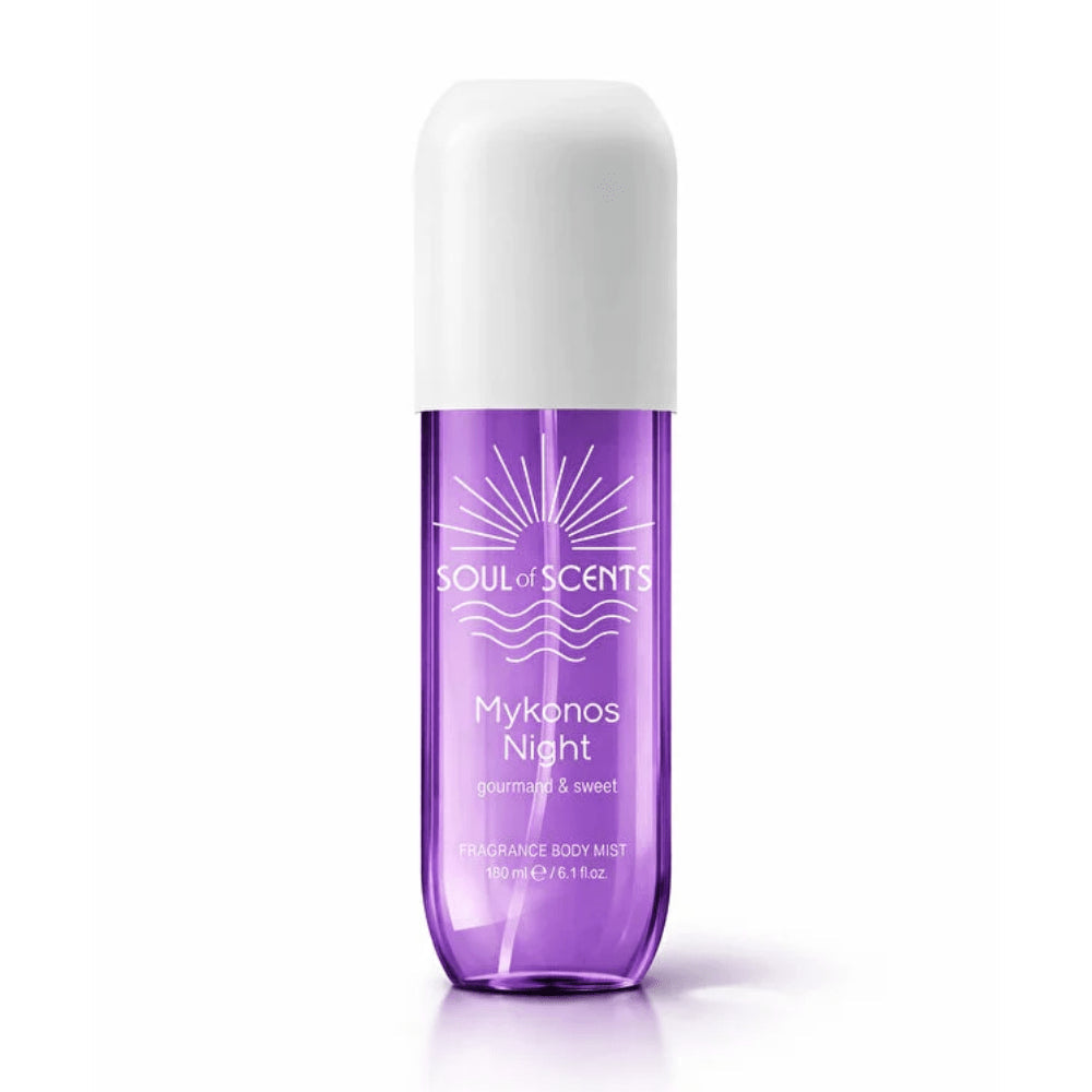 Body Mist Mykonos Night – Soul of Scents 180ml | Spray Parfumat Dulce și Seducător