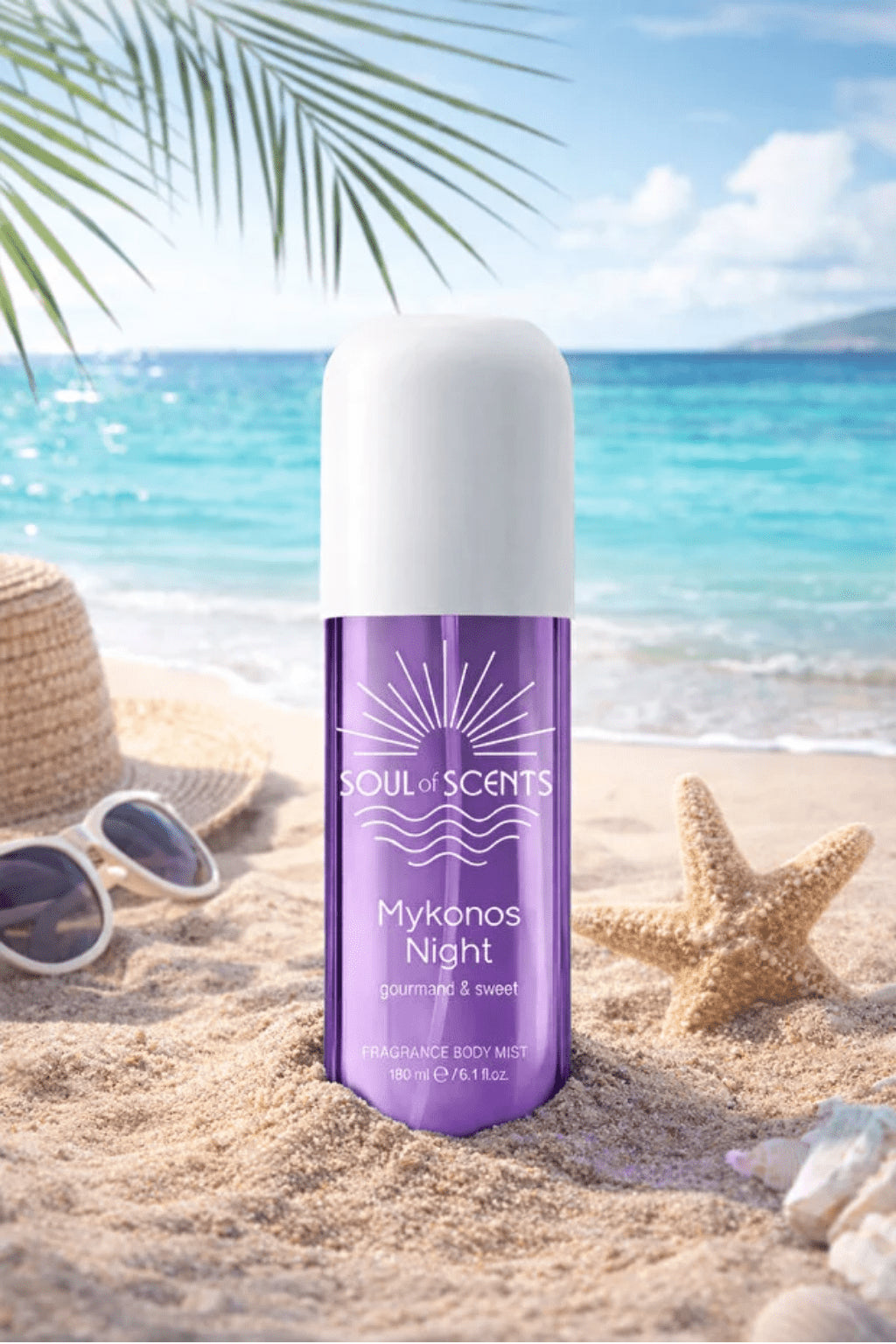 Body Mist Mykonos Night – Soul of Scents 180ml | Spray Parfumat Dulce și Seducător