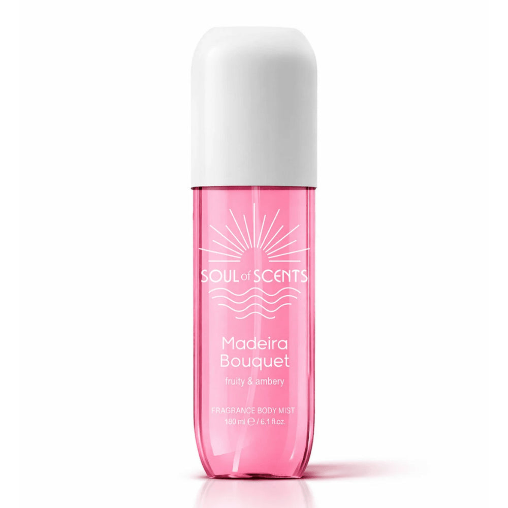 Body Mist Madeira Bouquet – Soul of Scents 180ml | Spray Parfumat Fructat și Ambrat