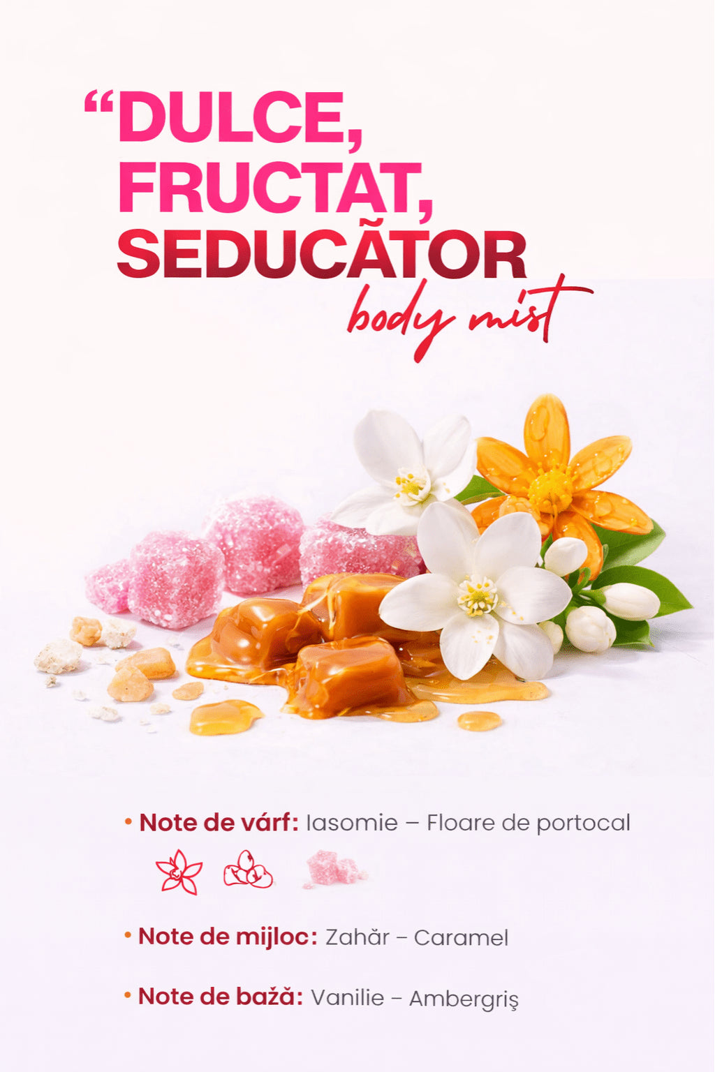 Body Mist Madeira Bouquet – Soul of Scents 180ml | Spray Parfumat Fructat și Ambrat