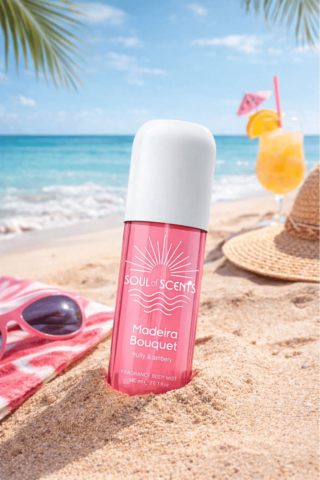 Body Mist Madeira Bouquet – Soul of Scents 180ml | Spray Parfumat Fructat și Ambrat