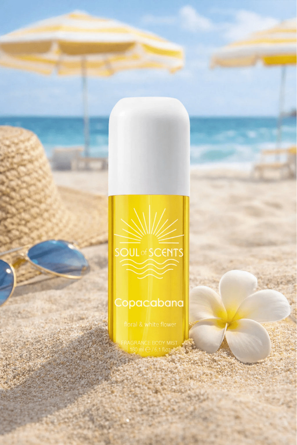 Body Mist Copacabana – Soul of Scents 180ml | Spray Parfumat Floral cu Note Exotice