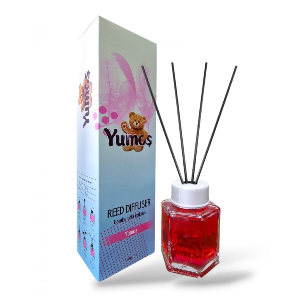 Yumos Odorizant de Cameră cu Bețișoare – Flori de Grădină 120ml - Odorizant camera | VrajaDulce